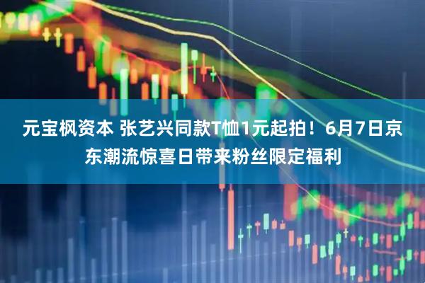 元宝枫资本 张艺兴同款T恤1元起拍！6月7日京东潮流惊喜日带来粉丝限定福利