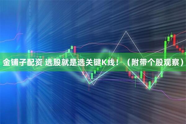 金铺子配资 选股就是选关键K线！（附带个股观察）